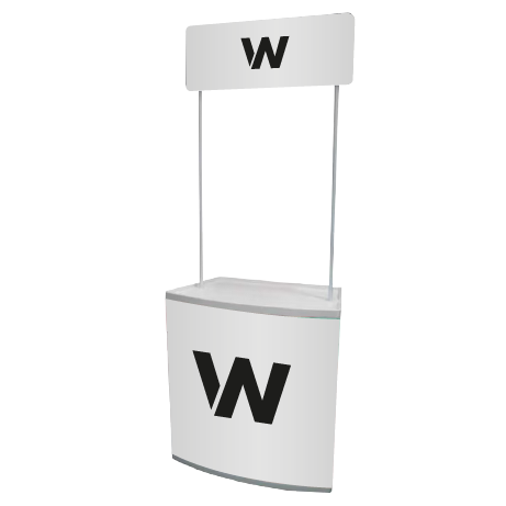 Promotiontheke | B 80,5 cm x H 219,5 cm x T 45 cm | bedruckt