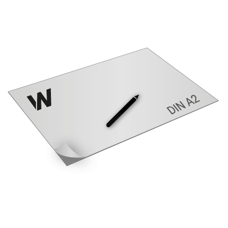Schreibtischunterlage mit Sonderfarbe | DIN A2 | einseitig bedruckt